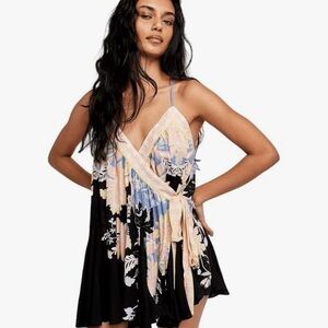 Free People Magic Garden Wrap Dress